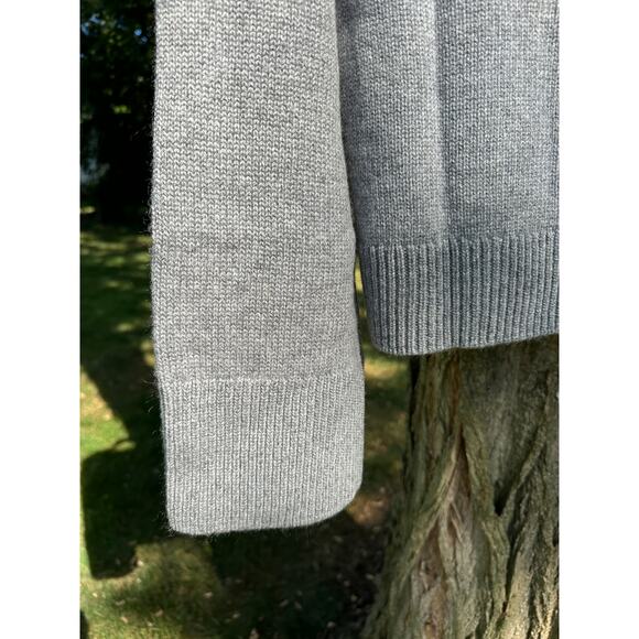 Lisa Yang Danni Cardigan Sweater 100% Cashmere Heathered Grey Size 1 Small Med - Picture 13 of 16